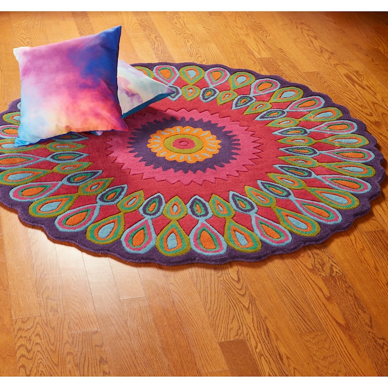 Sevita Vibra Contemporary Hand-Rufted Wool Indoor Area Rug