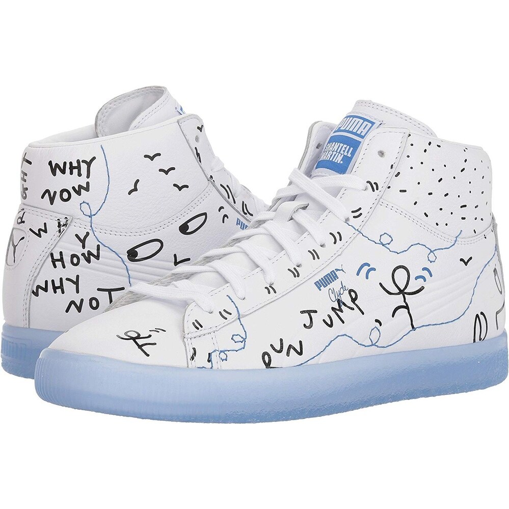 puma x shantell martin clyde mid sneakers