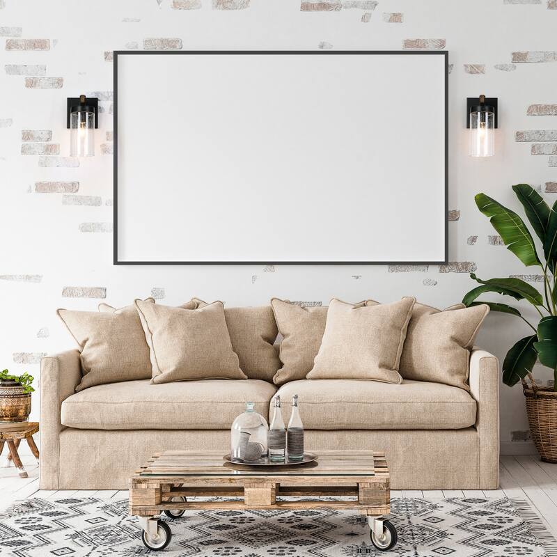 Fora Modern Farmhouse Glass Bathroom Vanity Light Dimmable Wall Sconce