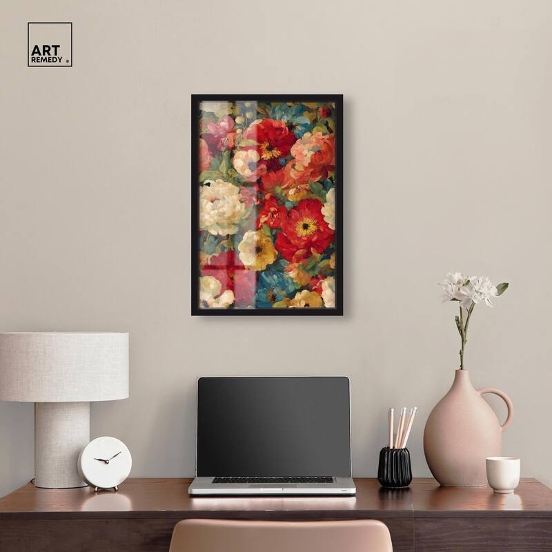 Garden Tapestries II Shadowbox by Art Remedy