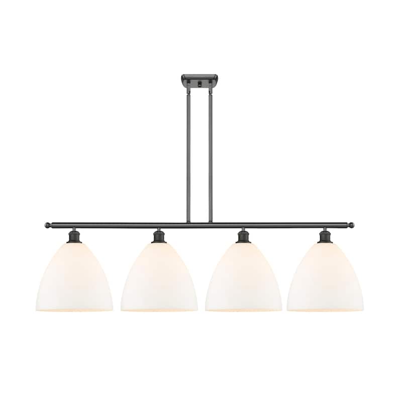 Innovations Lighting 516-4I-14-50 Bristol Linear Bristol 4 Light 50" - Oil Rubbed Bronze / Matte White
