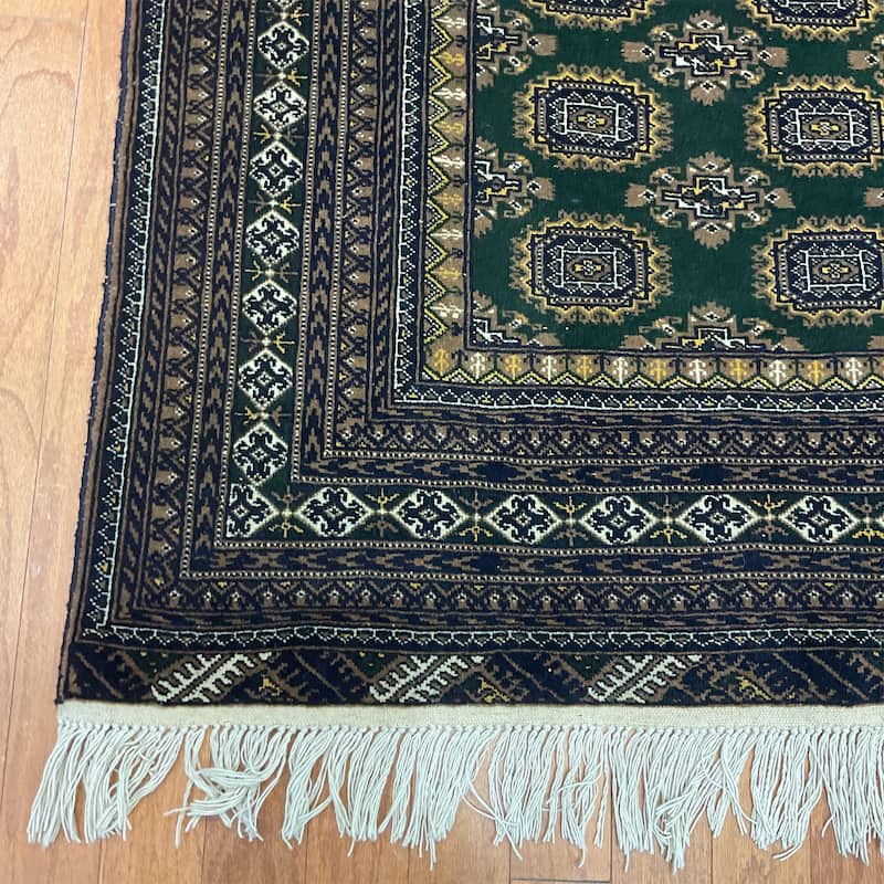HERAT ORIENTAL Handmade Turkoman Wool Rug - 3'11" x 5'11"