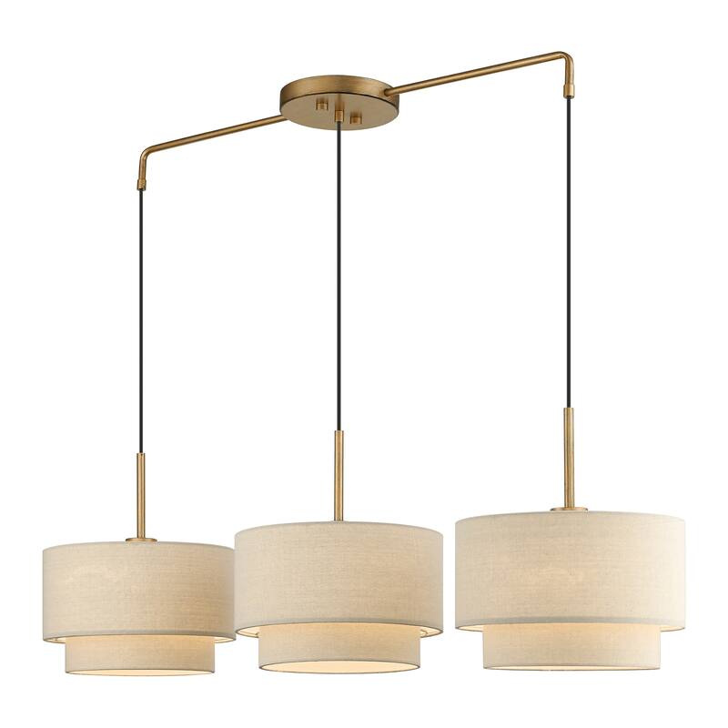 Livex Lighting 58893 Bellingham 3 Light 49" Wide Linear Pendant