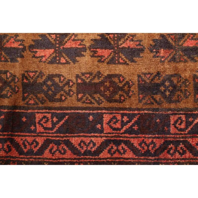 ECARPETGALLERY Hand-knotted Teimani Brown Wool Rug - 2'6 x 4'2