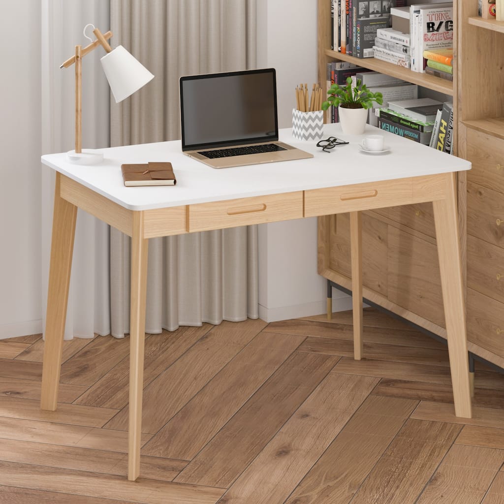 39.4"W Study Desk Writing Desk Simple