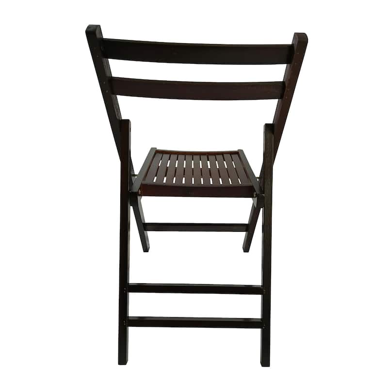 Set of 4 Slatted Wood Folding Event Chair, Wedding Chair, Wooden Slatted Seat for Dining Room Kitchen Balcony Wedding