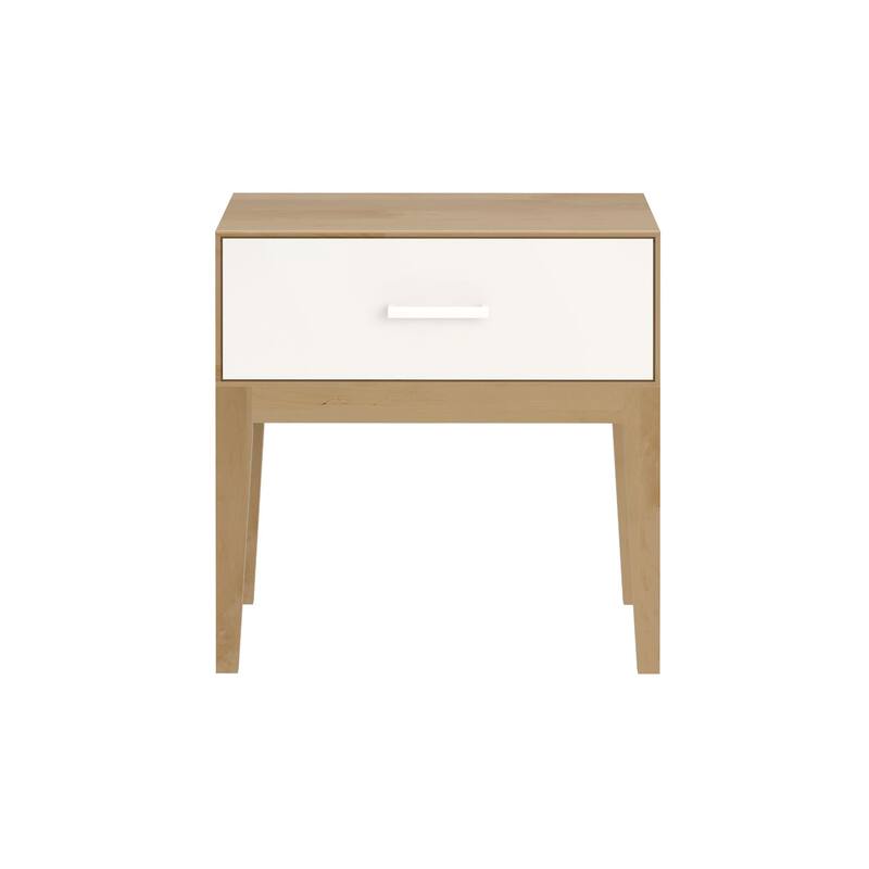 Plank and Beam Duo Nightstand with 1 Drawer
