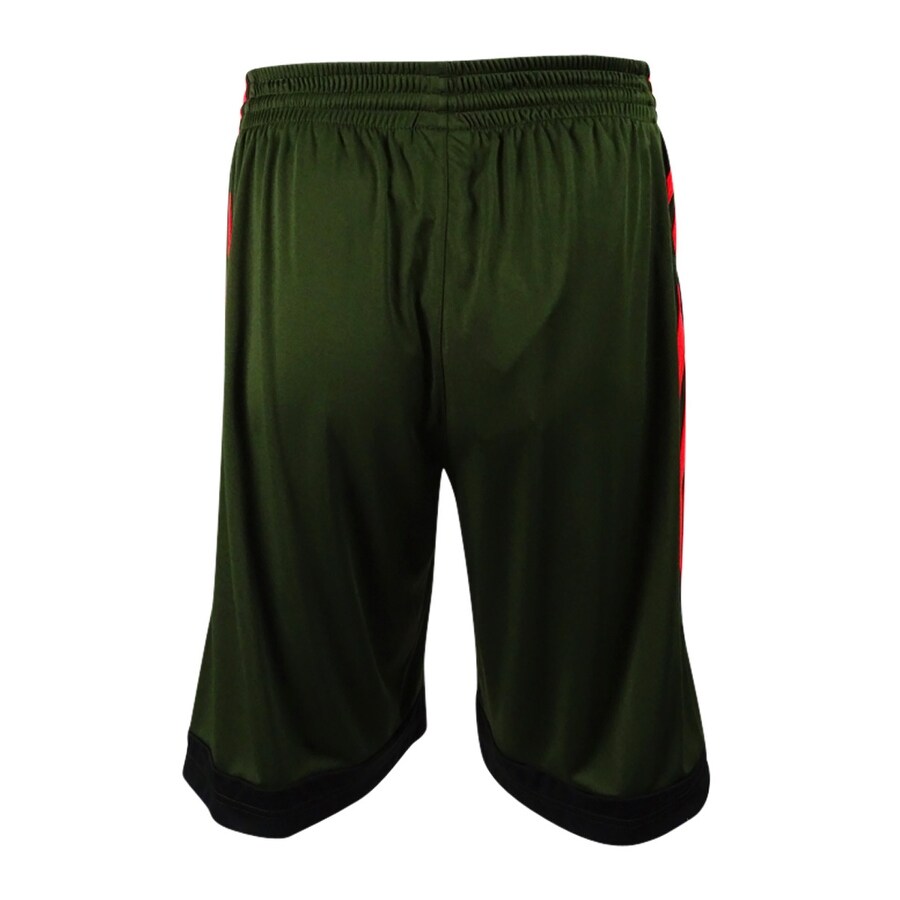 Shop Adidas Men S 11 3g Speed 2 0 Basketball Shorts M Green Orange Green Orange M Overstock 19628012