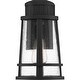 preview thumbnail 3 of 4, Dunham 1-Light Outdoor Lantern in Earth Black