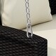 preview thumbnail 18 of 46, 2-Person Wicker Hanging Porch Swing with Chains,Cushion,Pillow, Rattan Swing Bench
