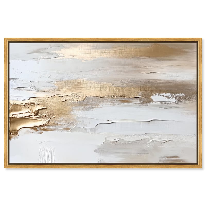 Soothing Waves Canvas by Art Remedy - Gold - 36" x 24"