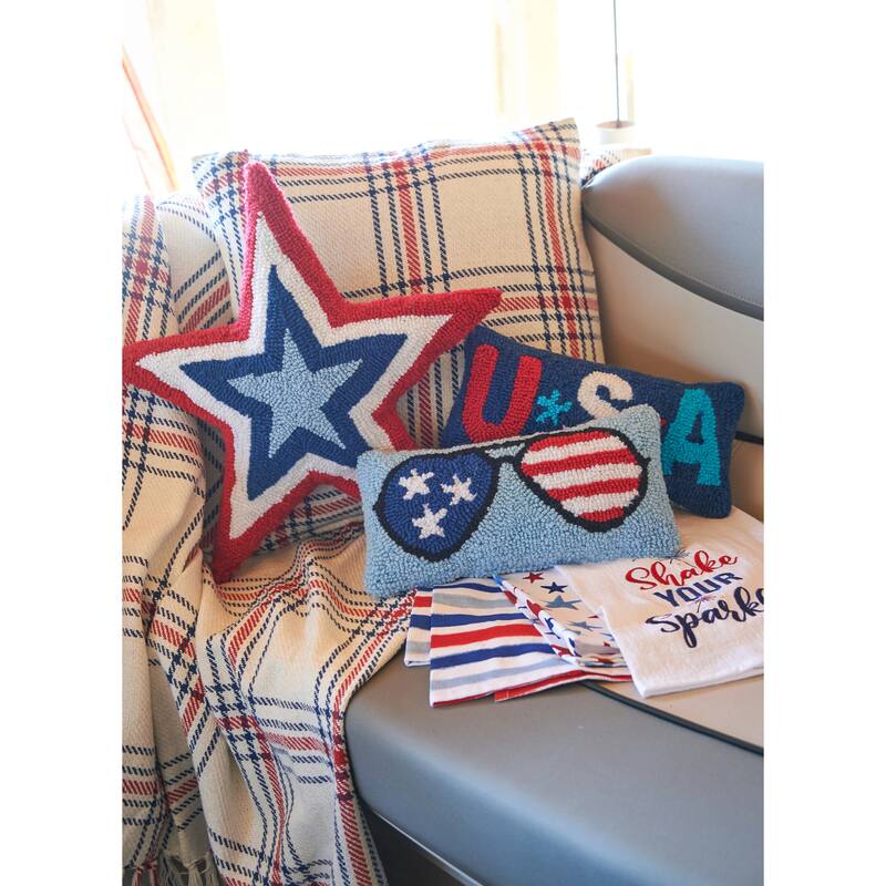 Shake Your Sparkler Fireworks 4th of July Kitchen Towel Patriotic Dishtowel Decoration
