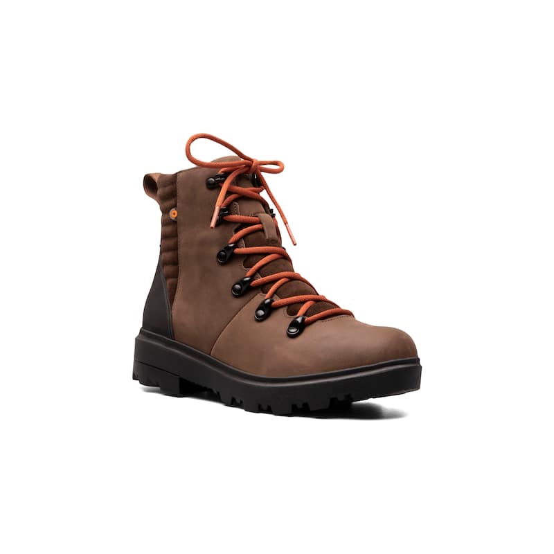 Bogs Women's Holly Lace Leather Boot - Brown - 9.5