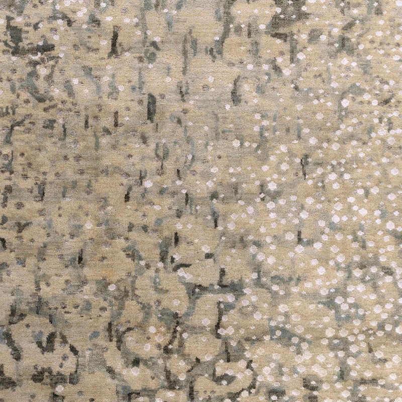 Hand-Knotted Giana Abstract Wool Area Rug