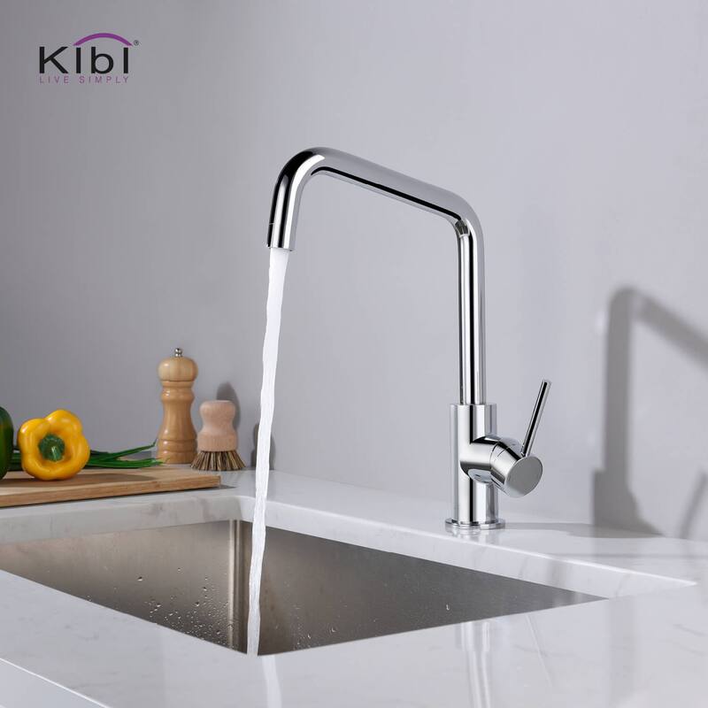 Single-Hole 1-Handle Kitchen Bar/Prep Sink Faucet