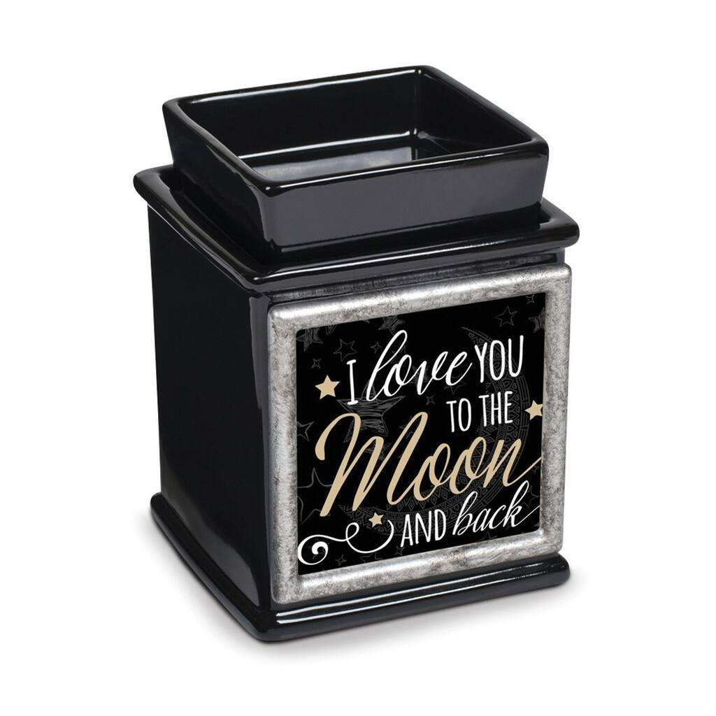 Curata Love to Moon and Back... Interchangeable 3x3 Frame Ceramic Scented Wax Warmer