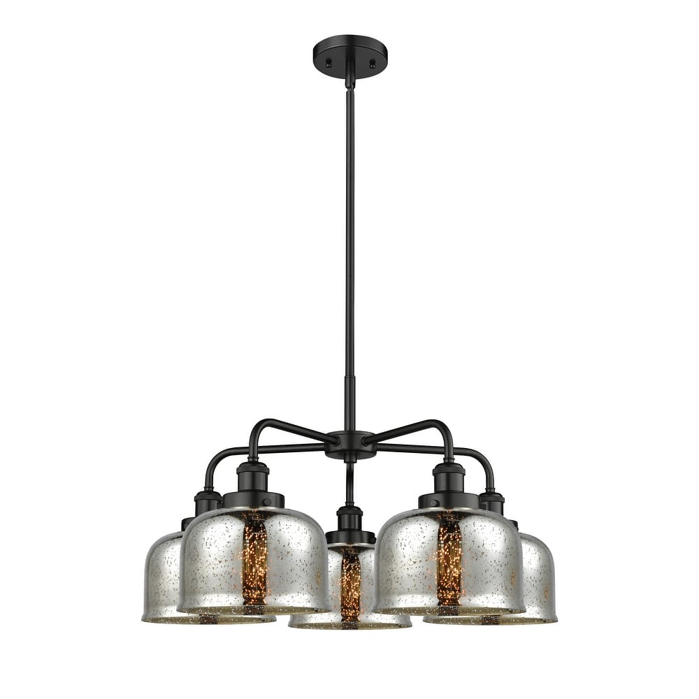 Innovations Lighting Bell - 5 Light 26" Stem Hung Chandelier