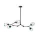Belladepot Modern Full-angle Adjustable Chandelier with Smoked Glass Shades
