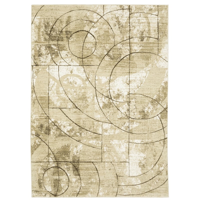 HomeRootsGeometric Modern Rectangle Area Rug