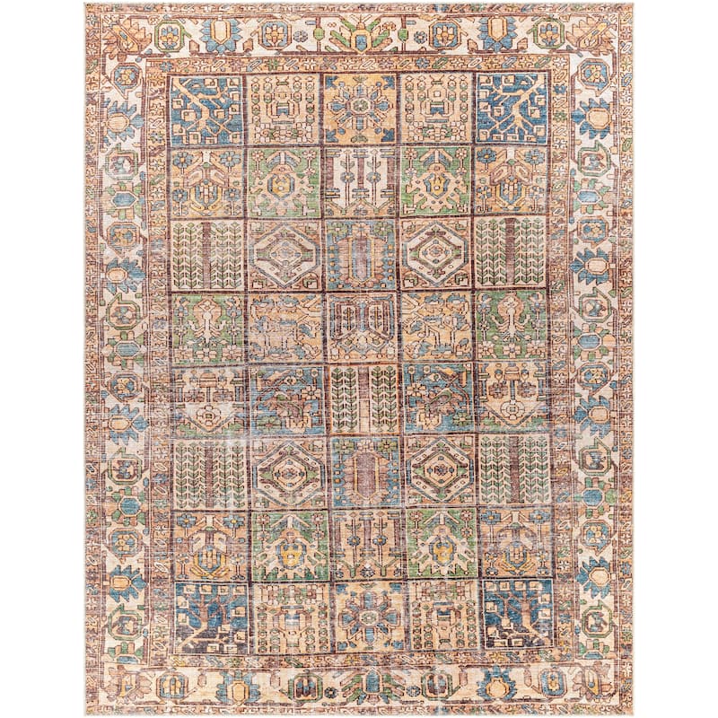 Artistic Weavers Lukae Machine Washable Vintage Border Area Rug