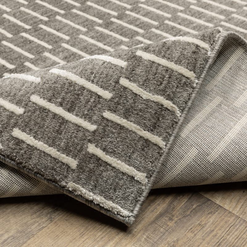 Style Haven Owen Modern Geometric Lines Area Rug