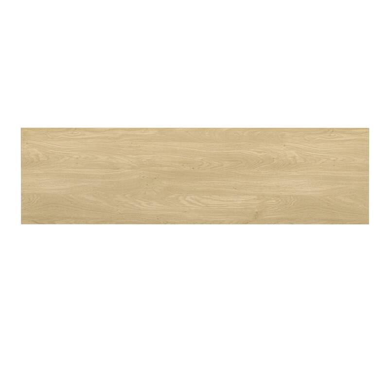 Farmhouse 59.3" Sideboard Buffet with Sliding Barn Doors and Open Storage for Living or Dining Spaces