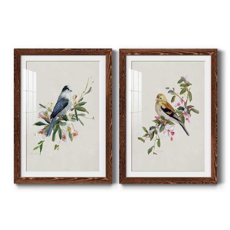Spring Song Gray Jay-Premium Framed Print - Ready to Hang
