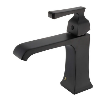 Fine Fixtures Arched Square Single Hole Bathroom Faucet