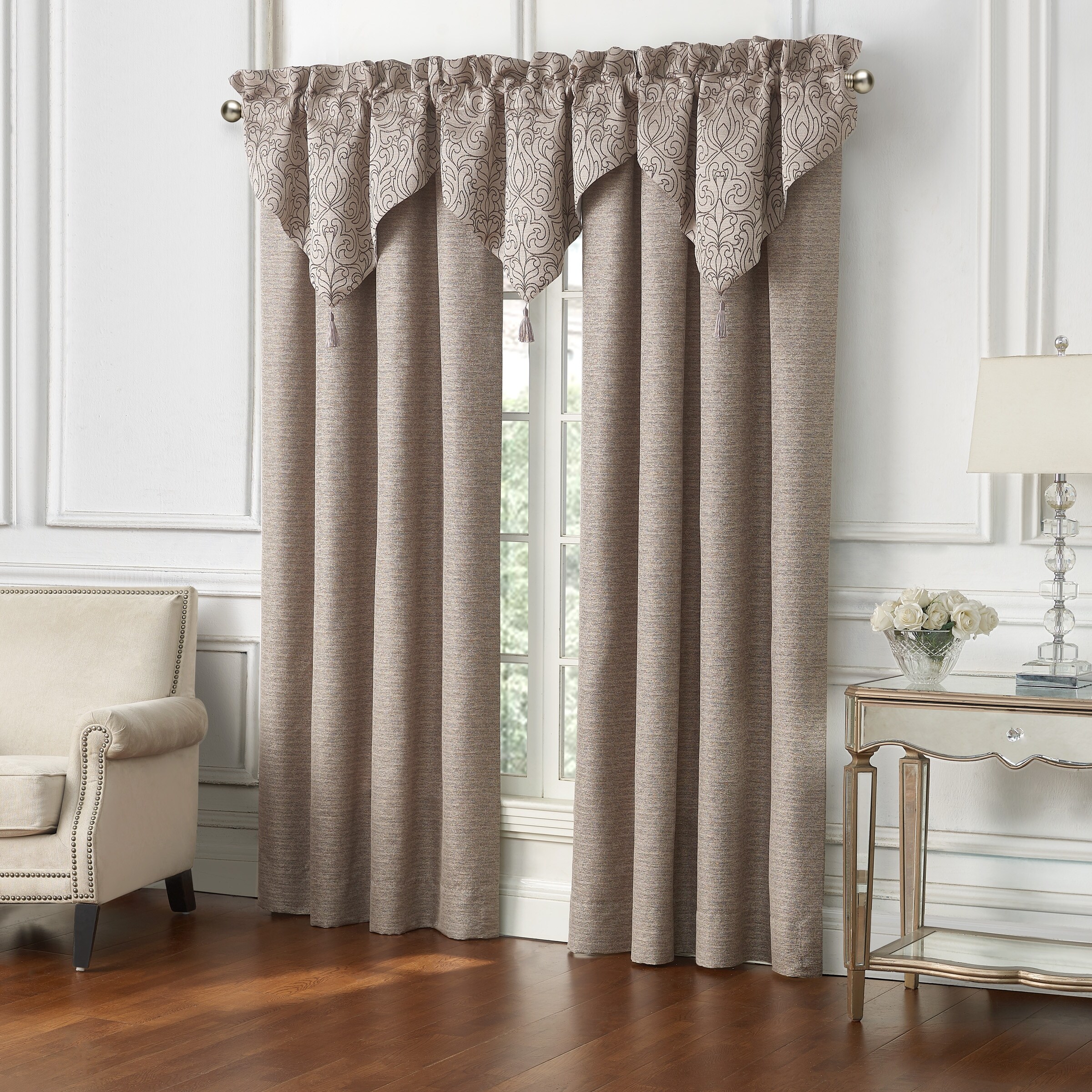 Valances Tiers, Swags & Valances Mineral CNDNTHW35004025 Waterford