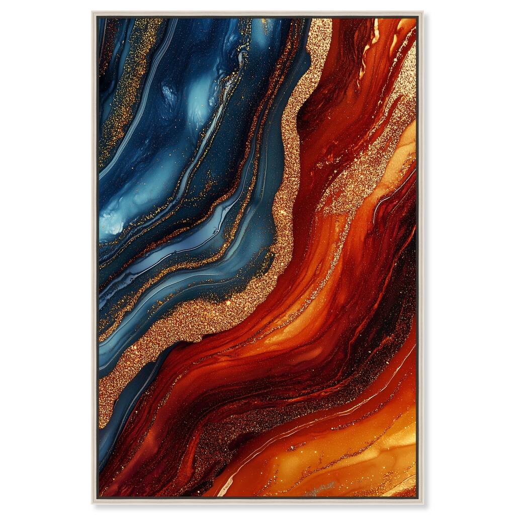 Gilded Galaxy Canvas by Art Remedy