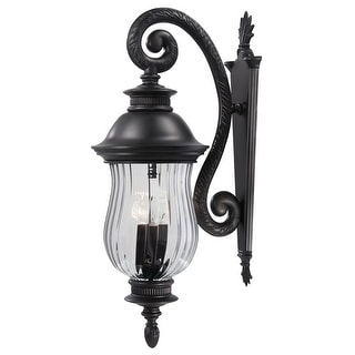 The Great Outdoors 4 Light 34.25" Height Outdoor Wall Sconce from the