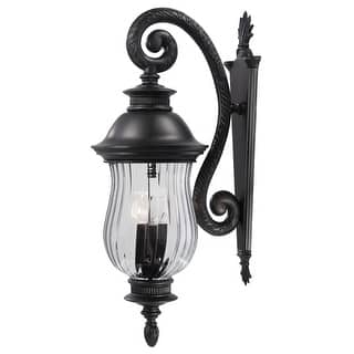 The Great Outdoors 4 Light 34.25" Height Outdoor Wall Sconce from the