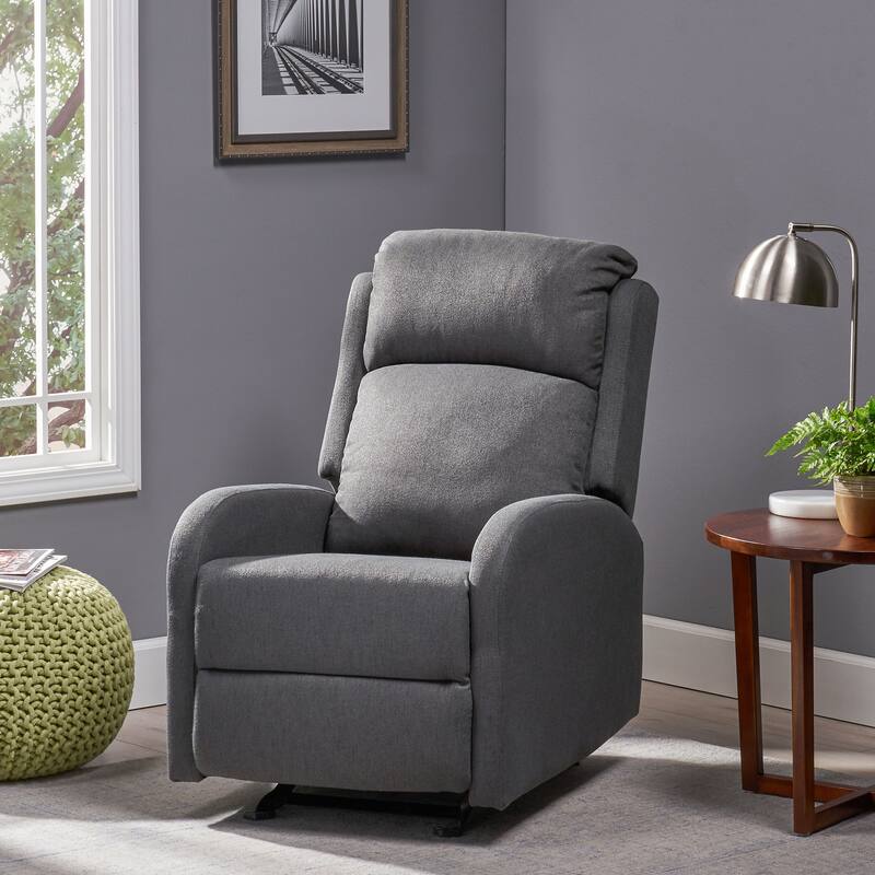 25" Wide Manual Rocker Recliner, High Back Leisure Chair for Living Room Upholstered Single Sofa Chair for Bedroom