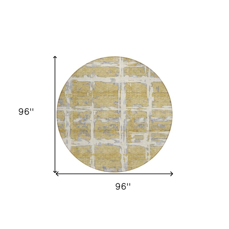HomeRoots Striped Transitional Rectangle Outdoor Rug