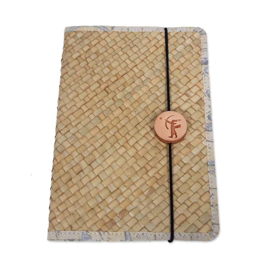 Novica Handmade Archers Memories Natural Fiber Journal