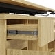 preview thumbnail 15 of 16, 54.3" Electric Standing Desk Height Adjustable Sit Stand Computer Desk with 3 Preset Heights, Pegboard, Light and Power Outlet,
