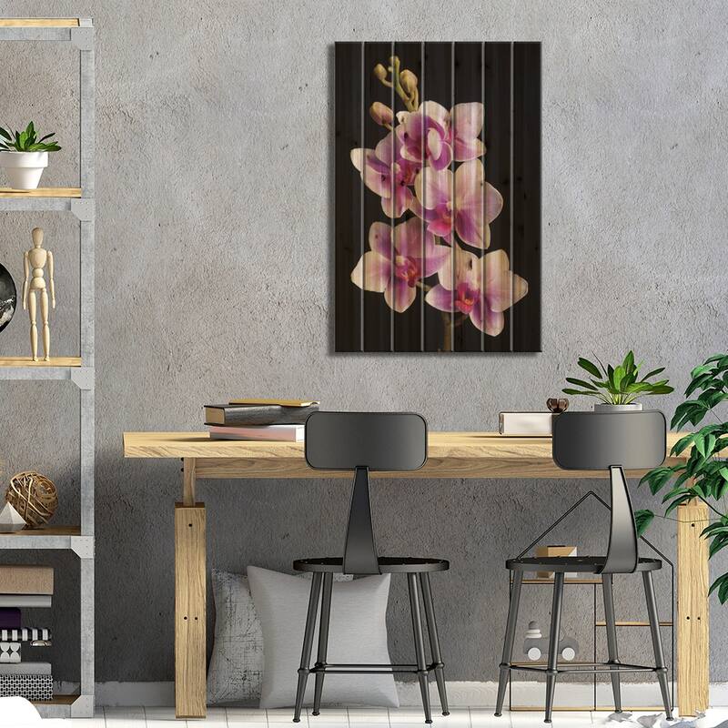 USA, California, Los Osos of orchids. Print On Wood by Jaynes Gallery - Multi-Color