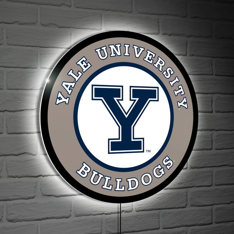 Yale University LED Lighted Sign - Clear