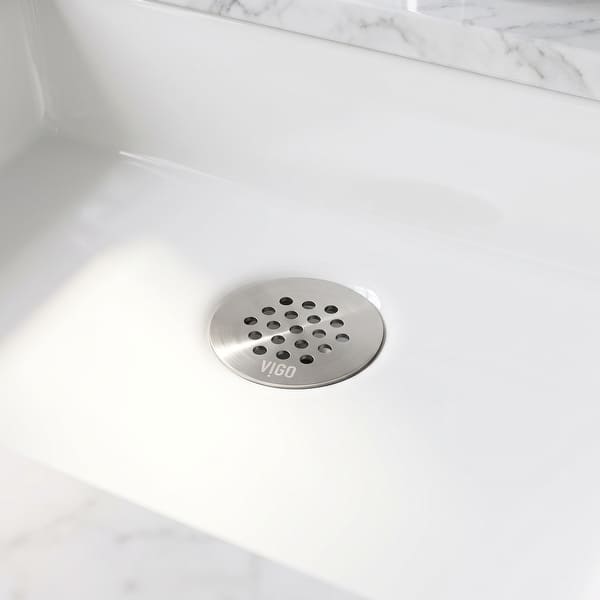 slide 2 of 52, VIGO 1.75" W Vessel Bathroom Sink Grid Drain