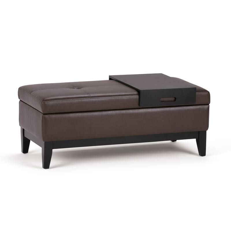 WYNDENHALL Jackson 42 inch Wide Rectangle Storage Ottoman