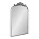 Kate and Laurel Arendahl Traditional Baroque Arch Wall Mirror - 19x31 - Silver