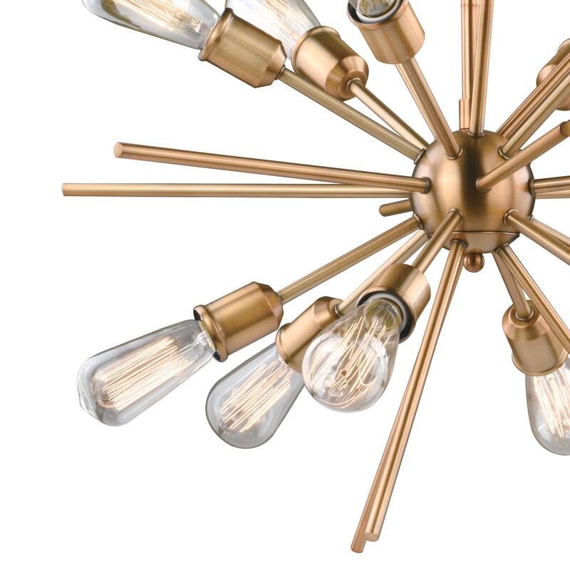 Vaxcel Lighting Estelle 12 Light 28" Wide Abstract Sputnik Chandelier