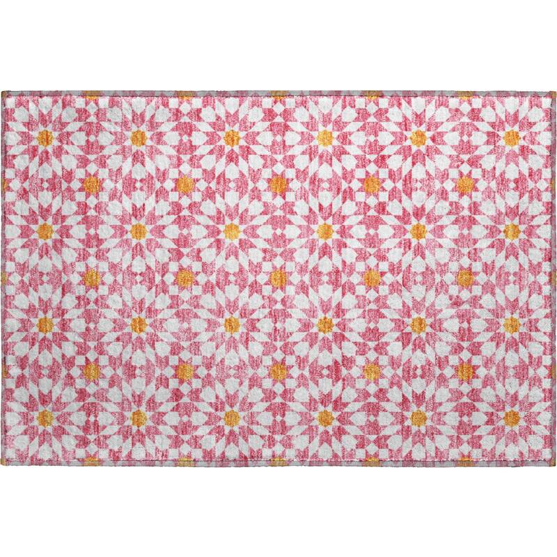 Premium Washable Super Soft Modern Mosaic Mayfield Rug