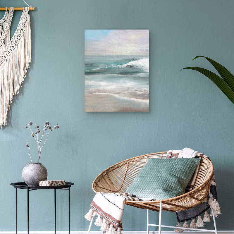 Coastal Blues by Liz Jardine Canvas Art Print
