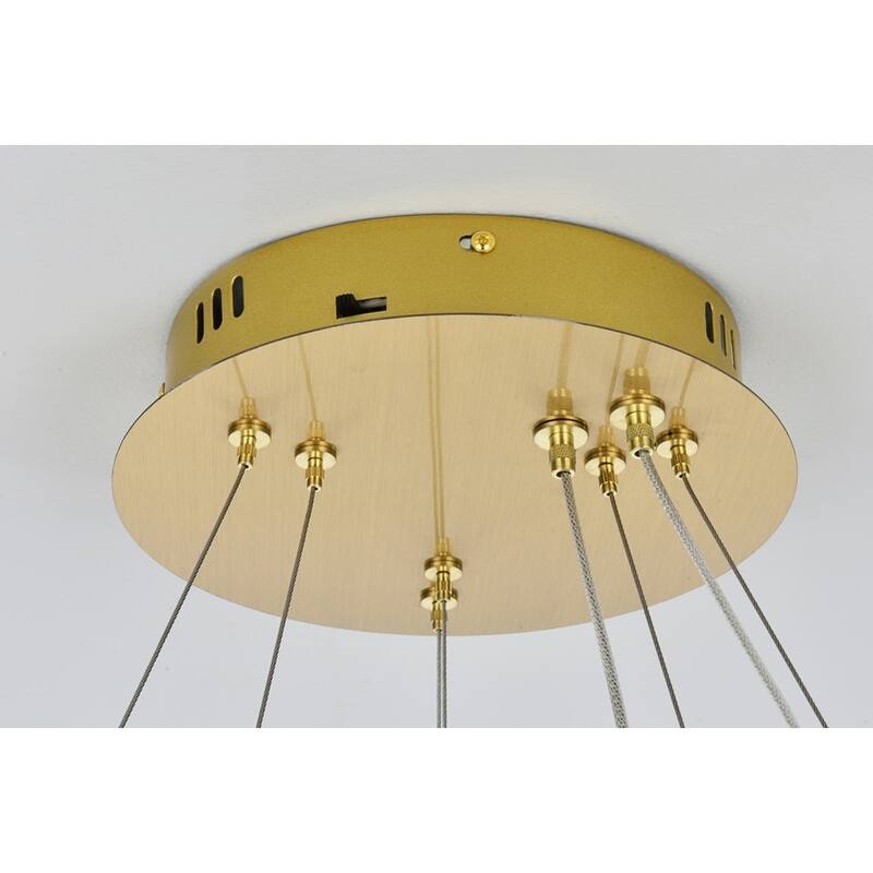 Indigo Home 32 inch Adjustable LED Chandelier