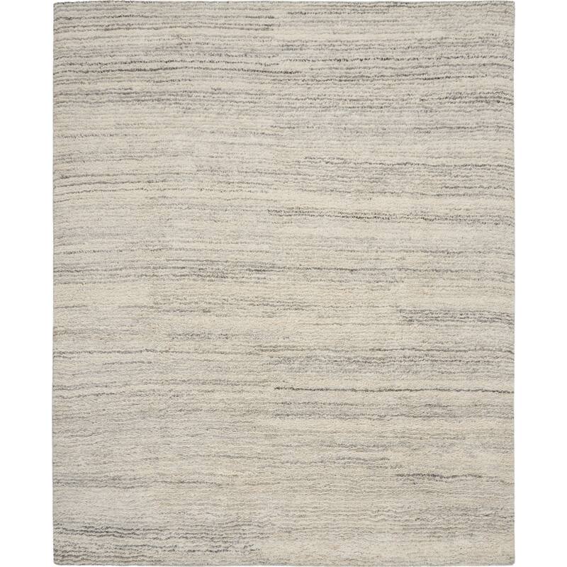 Calvin Klein Agadir Area Rug - 9' x 12' - Silver - Rectangle