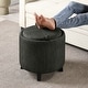 preview thumbnail 11 of 10, Convenience Concepts Designs4Comfort Oscar Storage Ottoman with Reversible Tray