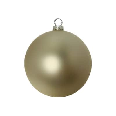 Matte Finish Glass Christmas Ball Ornaments - 2.75" (70mm) - Gold - 12ct