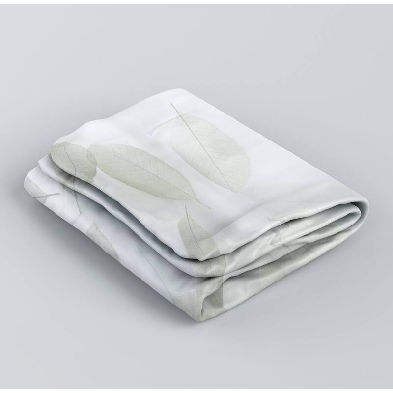 70" x 72" Leaf Pattern Shower Curtain