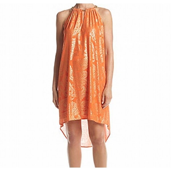 michael kors gowns orange